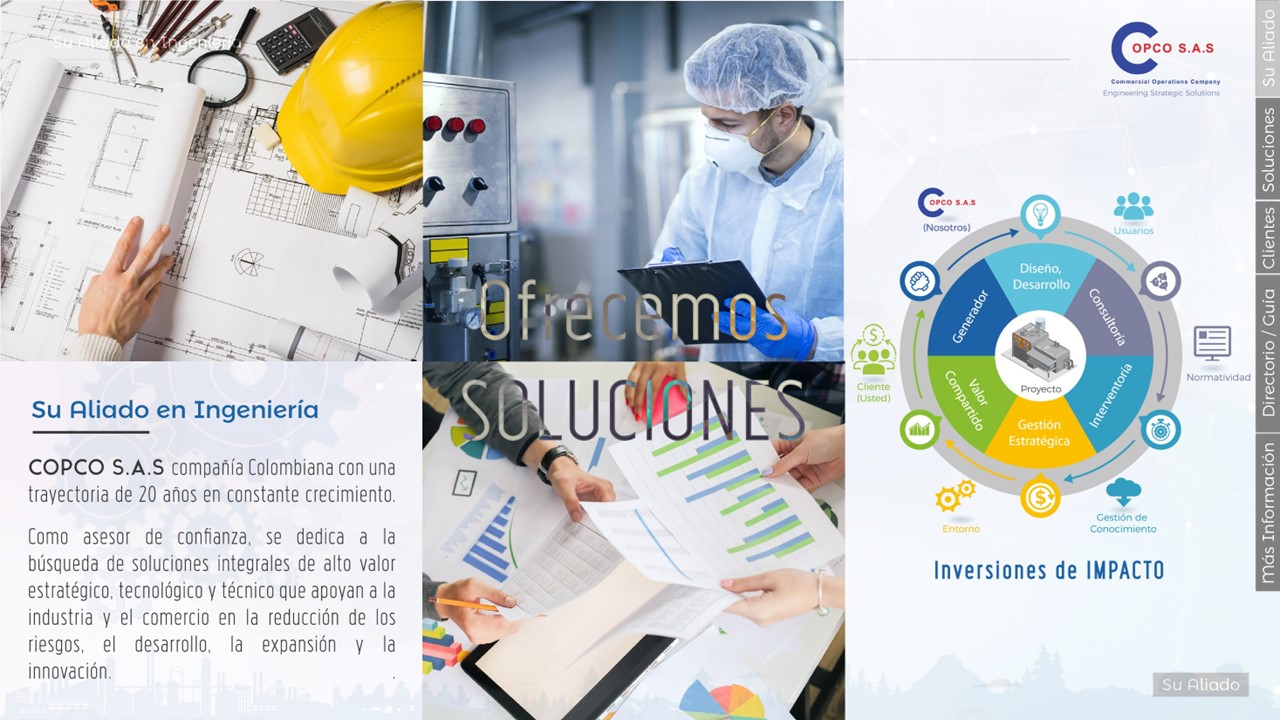 Ofrecemos soluciones, somos su aliado en ingeniería  